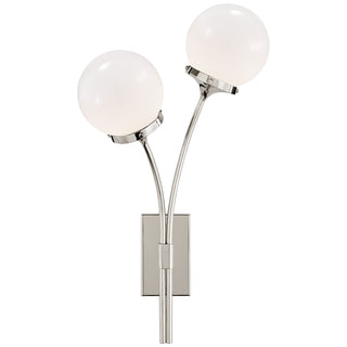 Visual Comfort Signature Canada - KS 2407PN-WG - Two Light Wall Sconce - Prescott - Polished Nickel