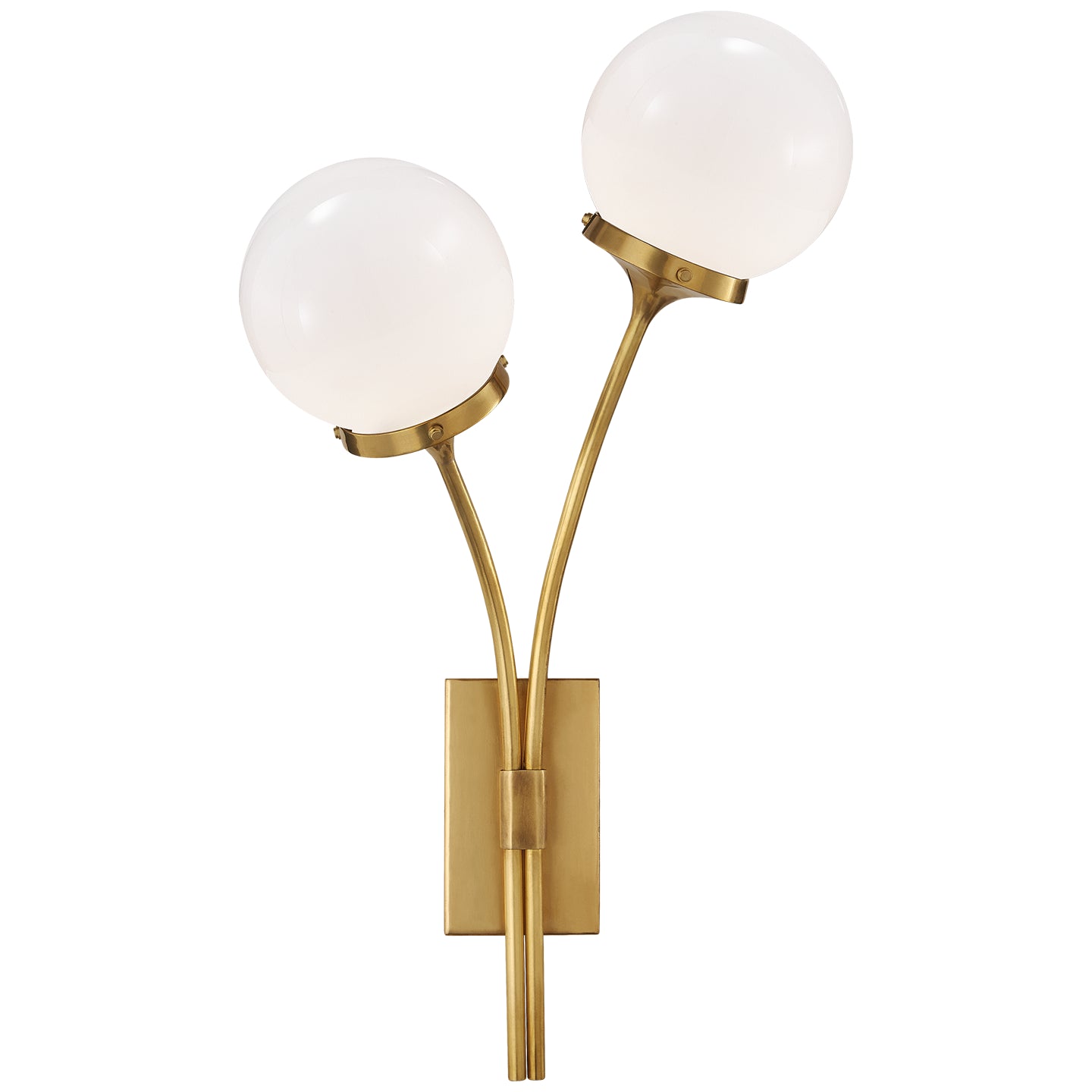 Visual Comfort Signature Canada - KS 2407SB-WG - Two Light Wall Sconce - Prescott - Soft Brass