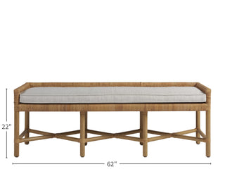 Rattan Bench