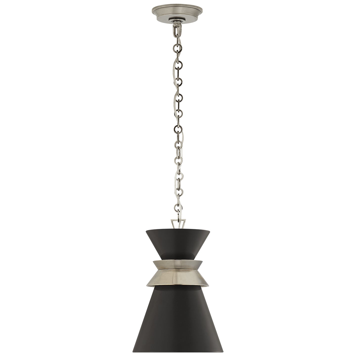 Visual Comfort Signature Canada - CHC 5240AN-BLK - One Light Pendant - Alborg - Antique Nickel