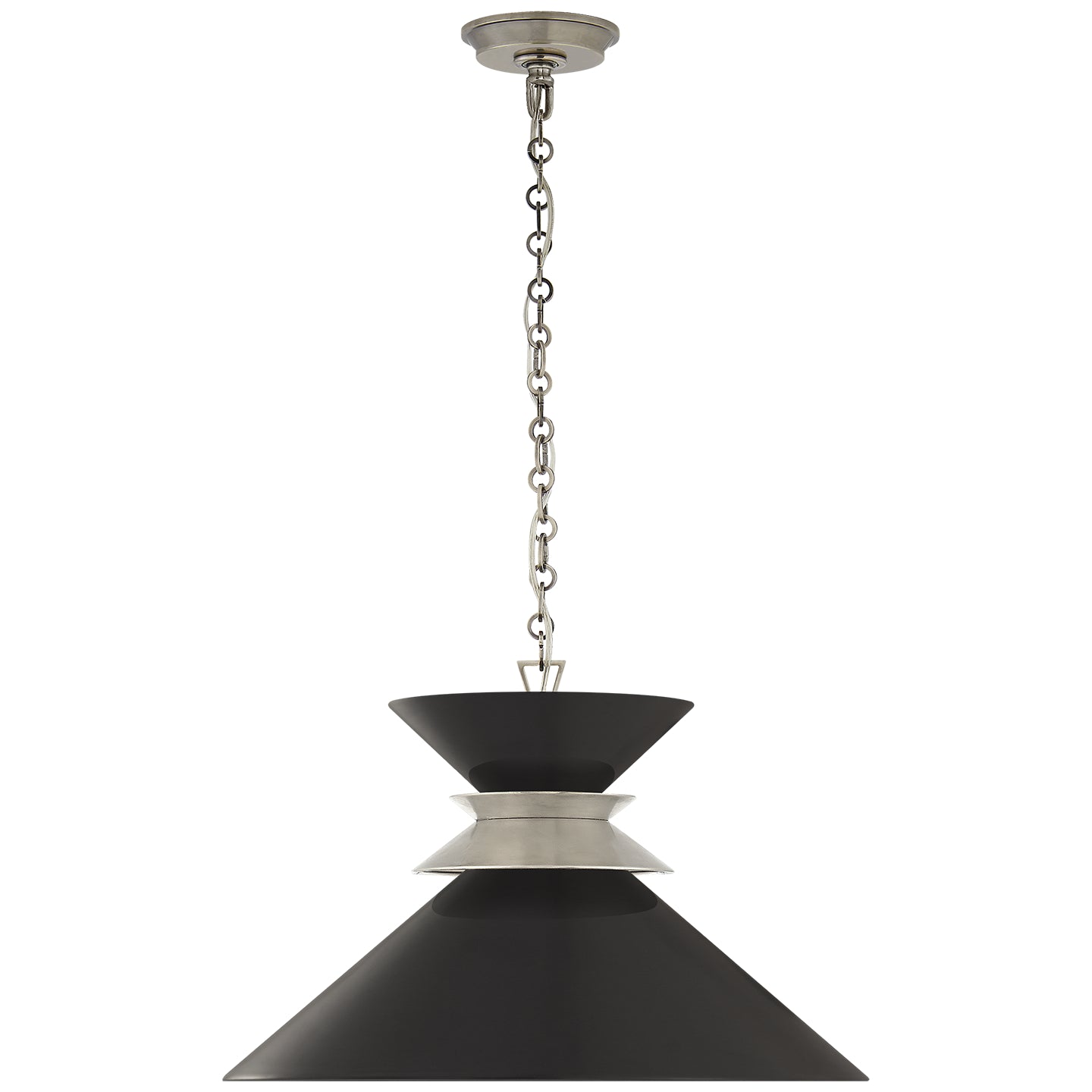 Visual Comfort Signature Canada - CHC 5245AN-BLK - One Light Pendant - Alborg - Antique Nickel