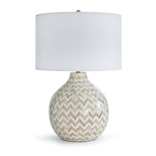 Chevron Bone One Light Table Lamp