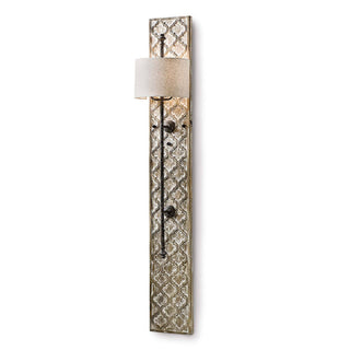 Carved Two Light Wall Sconce