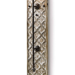 Carved Two Light Wall Sconce
