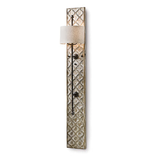 Carved Two Light Wall Sconce