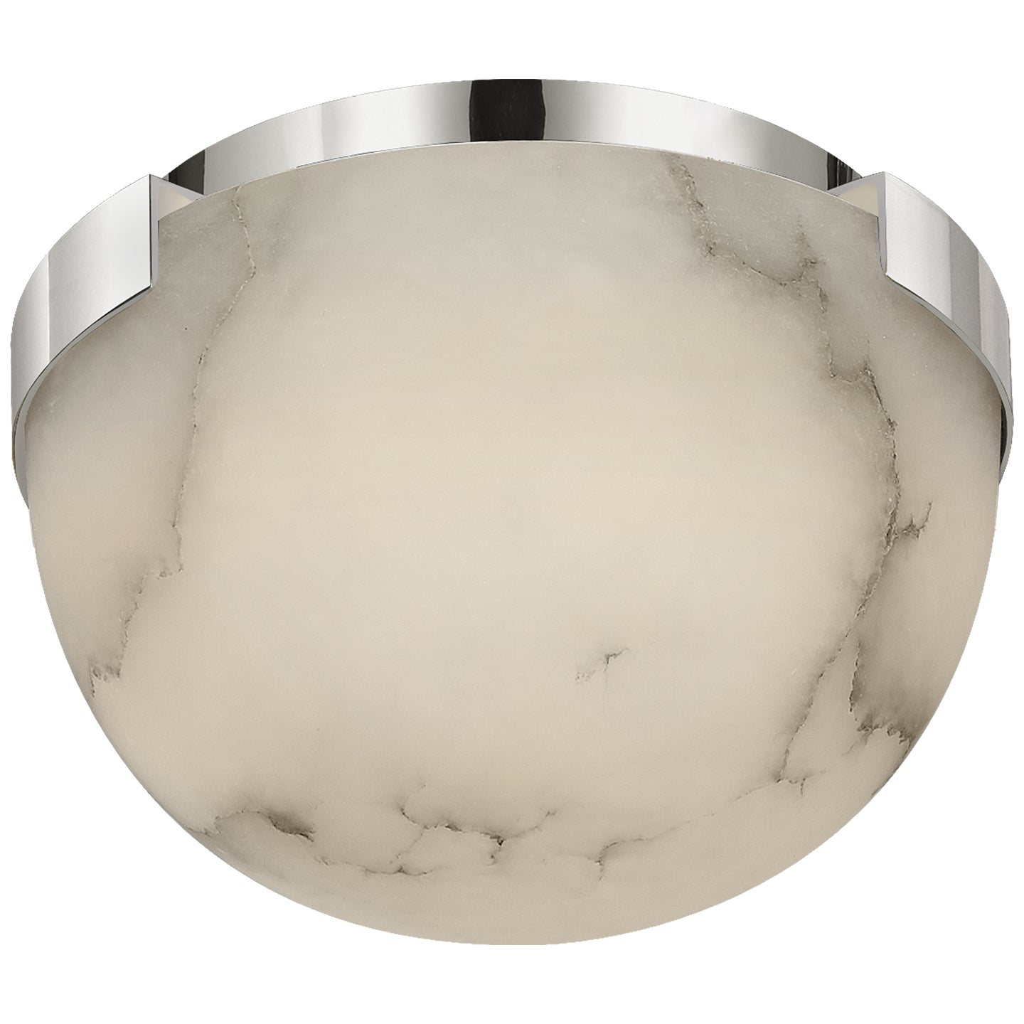 Visual Comfort Signature Canada - KW 4011PN-ALB - LED Flush Mount - Melange - Polished Nickel