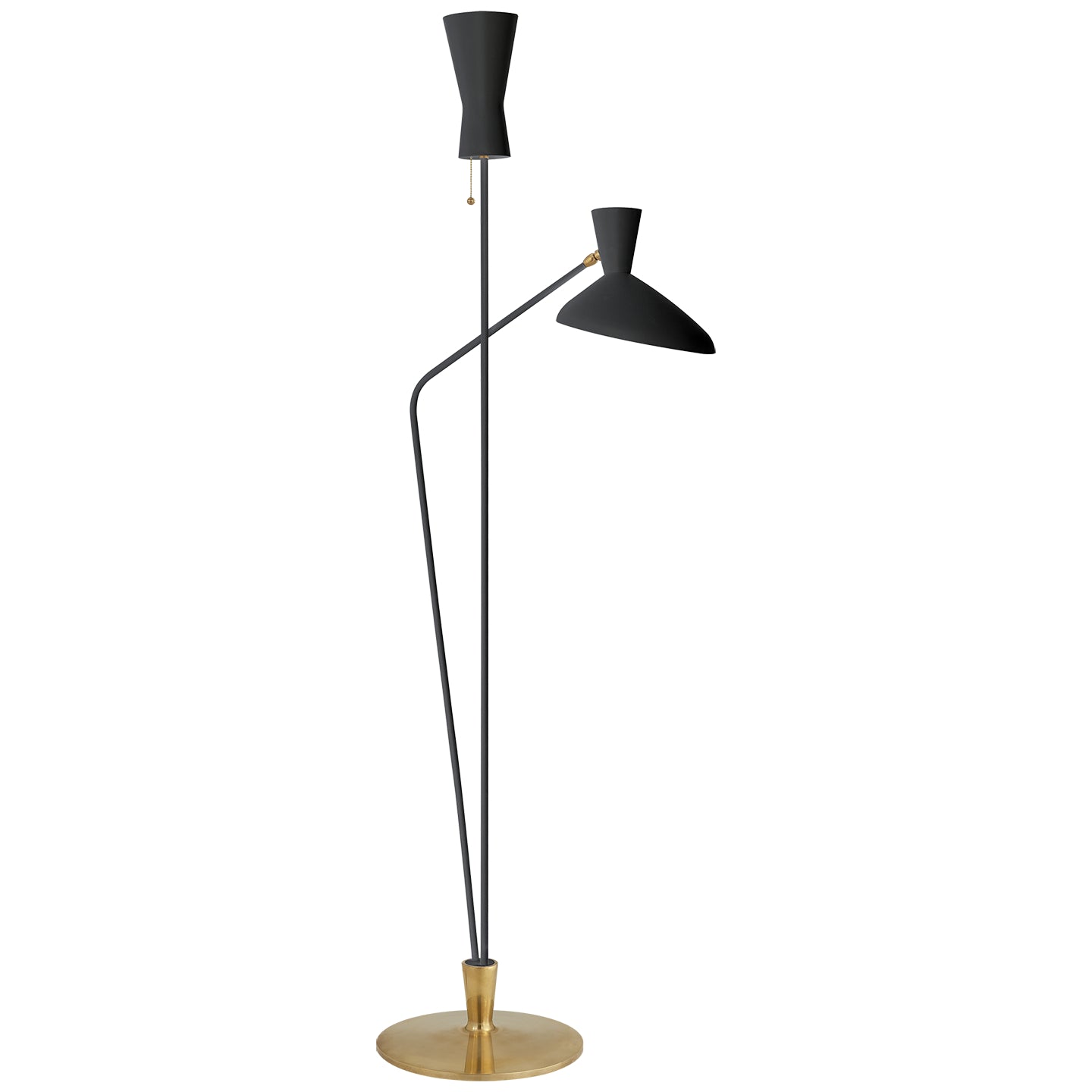 Visual Comfort Signature Canada - ARN 1712BLK - Two Light Floor Lamp - Austen - Matte Black
