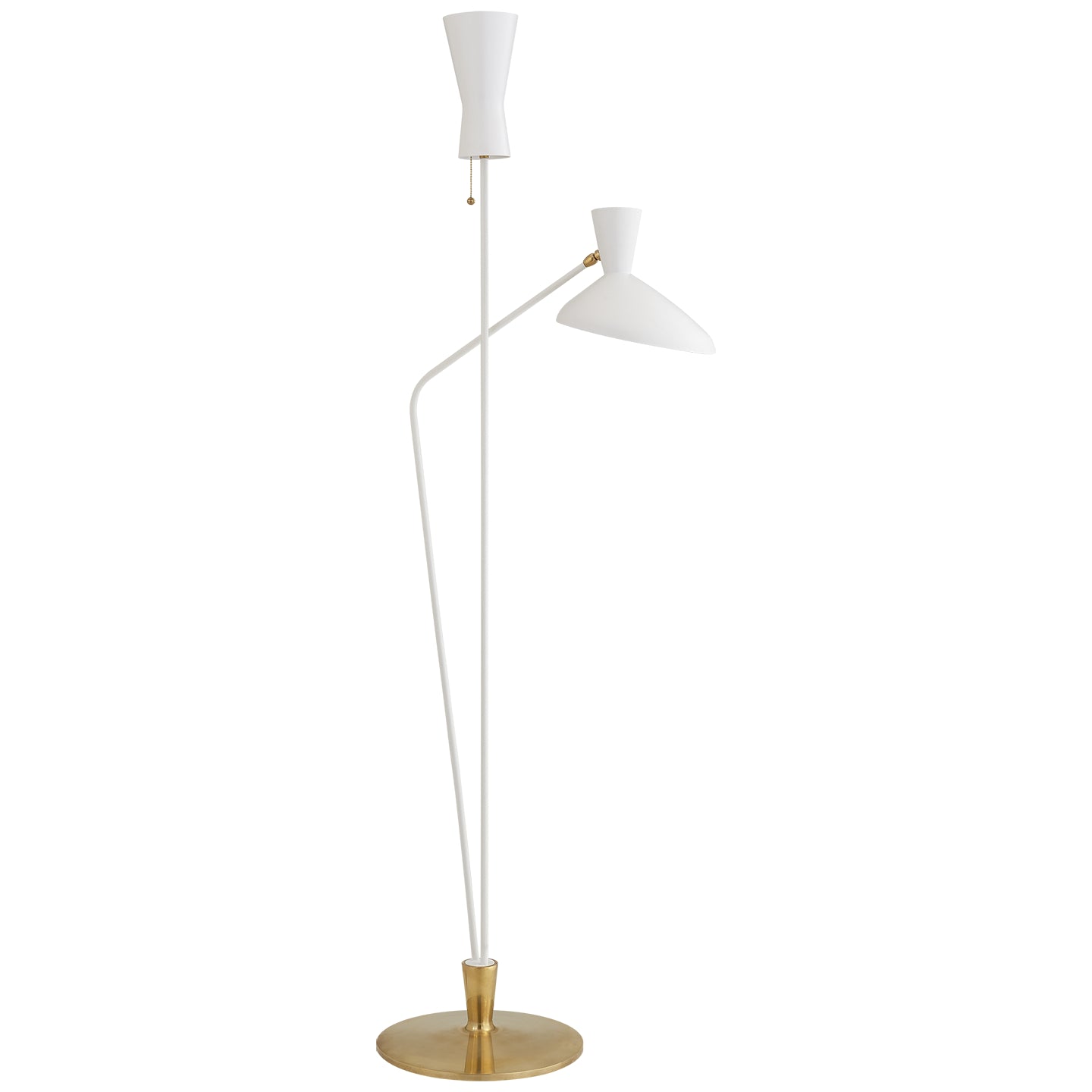 Visual Comfort Signature Canada - ARN 1712WHT - Two Light Floor Lamp - Austen - Matte White