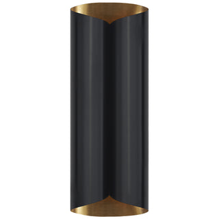 Visual Comfort Signature Canada - ARN 2037BLK/HAB - Four Light Wall Sconce - Selfoss - Black and Hand-Rubbed Antique Brass