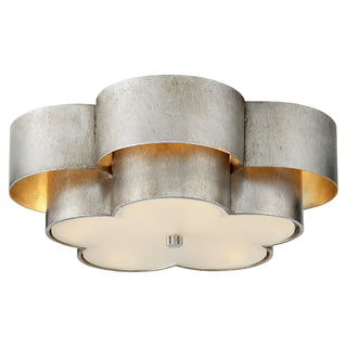 Visual Comfort Signature Canada - ARN 4307BSL-FG - Four Light Flush Mount - Arabelle - Burnished Silver Leaf