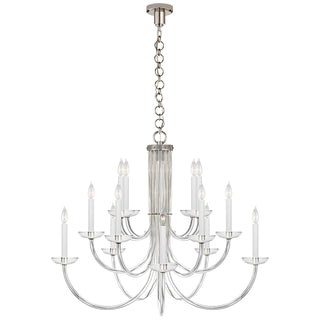 Visual Comfort Signature Canada - ARN 5116PN-CG - 15 Light Chandelier - Wharton - Polished Nickel