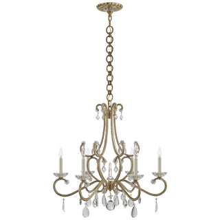 Visual Comfort Signature Canada - ARN 5129HAB-CG - Six Light Chandelier - Montmartre - Hand-Rubbed Antique Brass