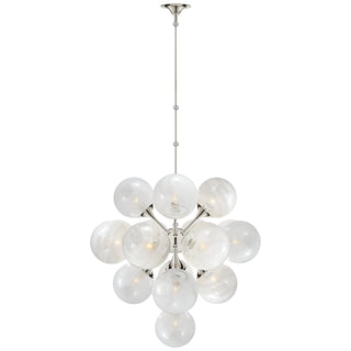 Visual Comfort Signature Canada - ARN 5402PN-WG - 17 Light Chandelier - Cristol - Polished Nickel