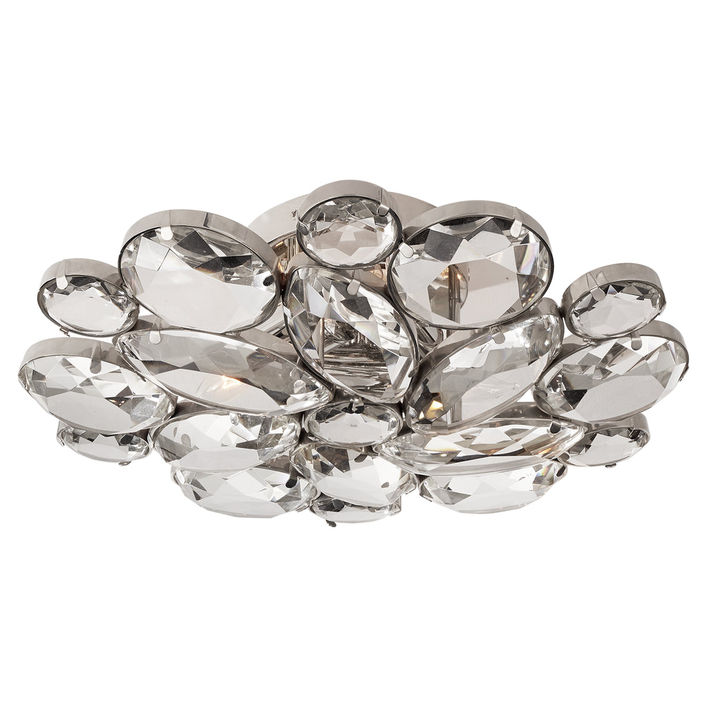 Visual Comfort Signature Canada - KS 4015PN-CG - Three Light Flush Mount - Lloyd - Polished Nickel