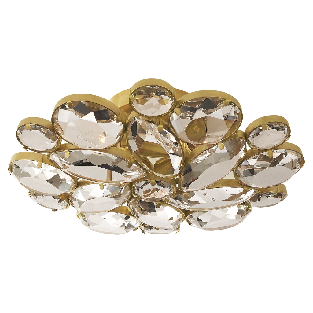 Visual Comfort Signature Canada - KS 4015SB-CG - Three Light Flush Mount - Lloyd - Soft Brass