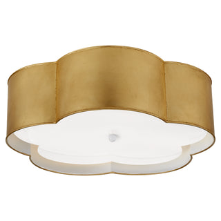 Visual Comfort Signature Canada - KS 4118G/WHT-FA - Four Light Flush Mount - Bryce - Gild and White