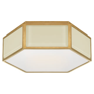 Visual Comfort Signature Canada - KS 4120CRE/SB-FG - Two Light Flush Mount - Bradford - Cream and Soft Brass