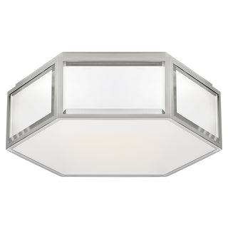 Visual Comfort Signature Canada - KS 4120MIR/PN-FG - Two Light Flush Mount - Bradford - Mirror and Polished Nickel