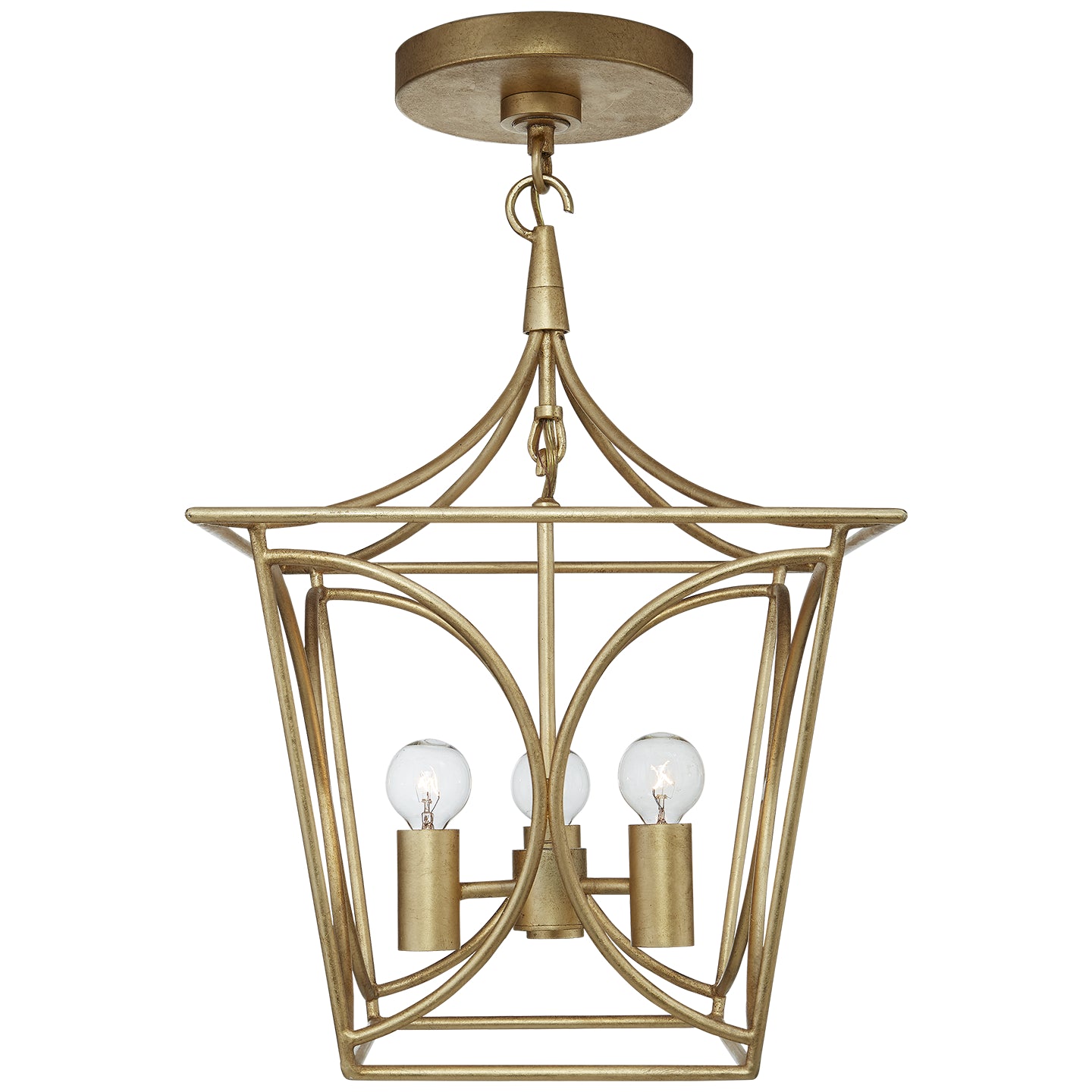 Visual Comfort Signature Canada - KS 5143G - Four Light Mini Lantern - Cavanagh - Gild