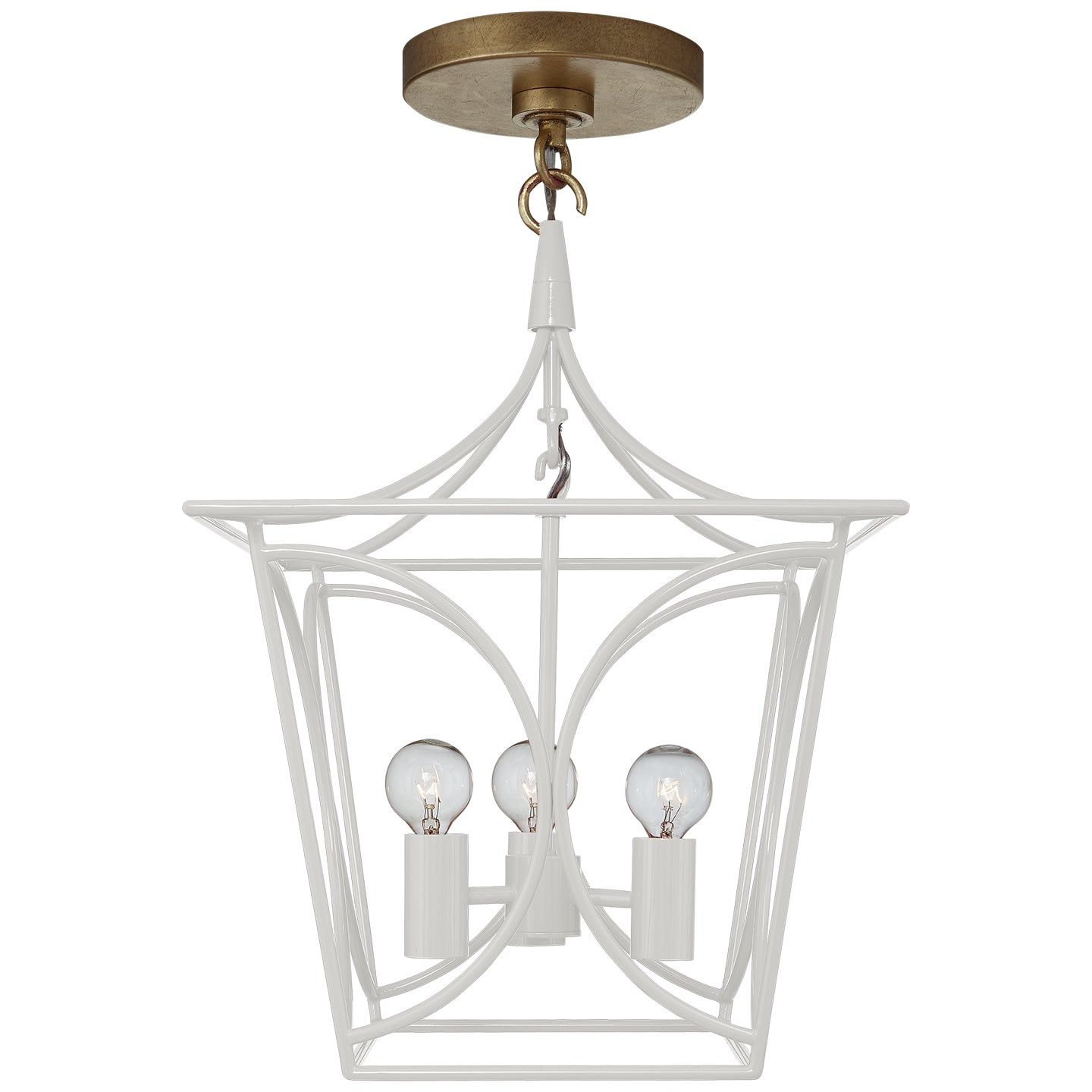 Visual Comfort Signature Canada - KS 5143LC/G - Four Light Mini Lantern - Cavanagh - Light Cream