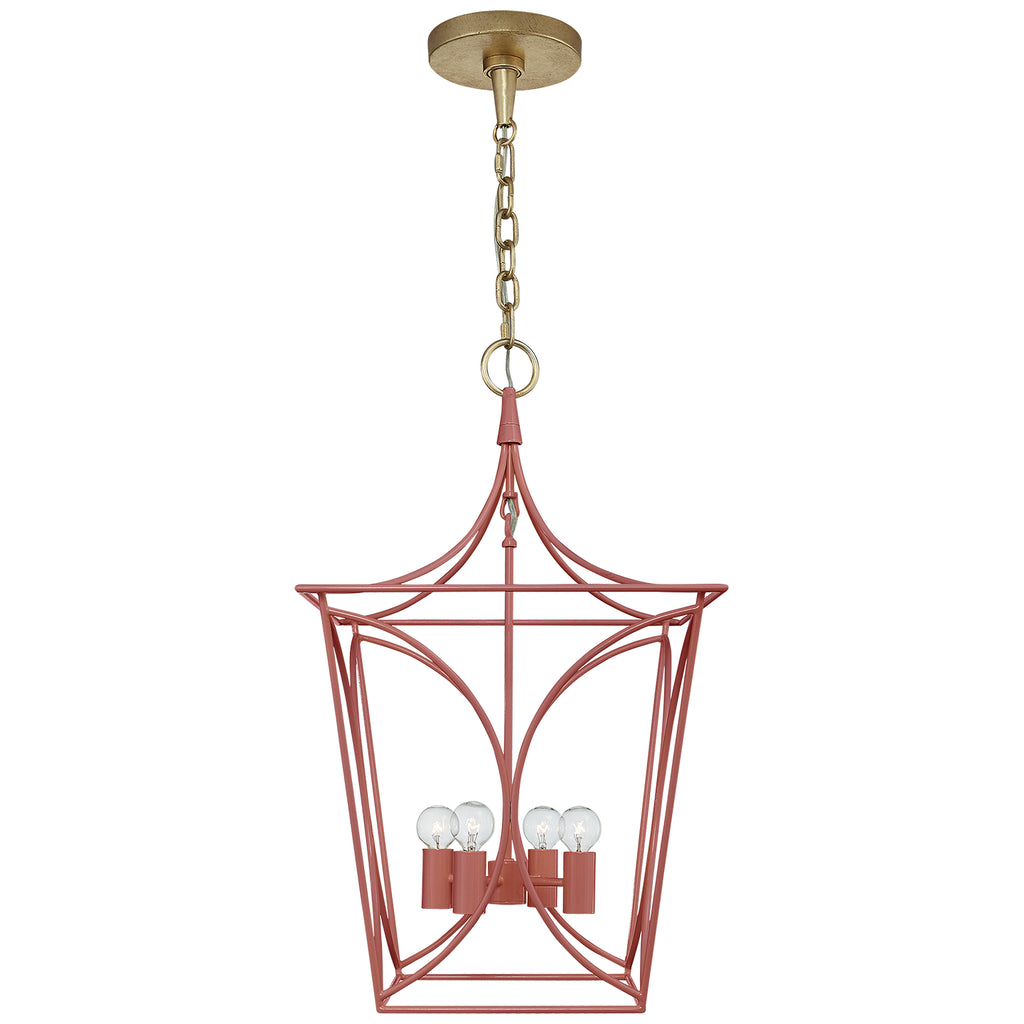 Visual Comfort Signature Canada - KS 5144CRL/G - Four Light Lantern - Cavanagh - Coral and Gild