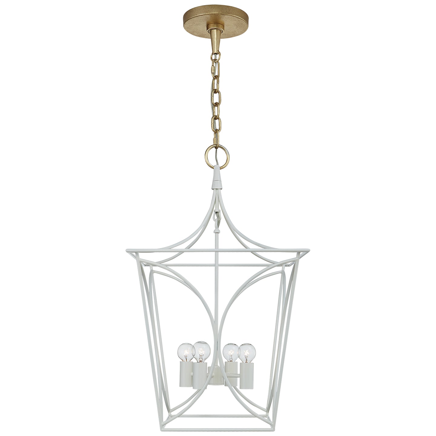 Visual Comfort Signature Canada - KS 5144LC/G - Four Light Lantern - Cavanagh - Light Cream