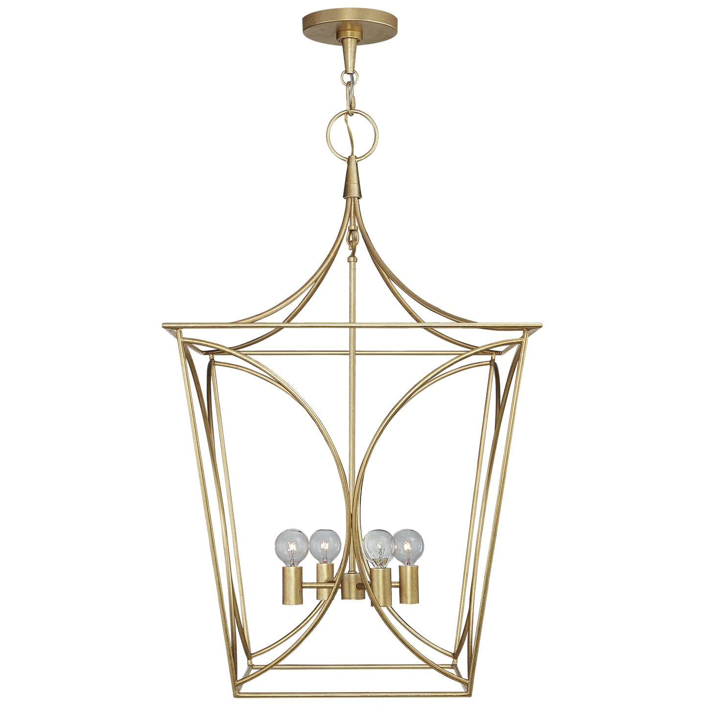 Visual Comfort Signature Canada - KS 5145G - Four Light Lantern - Cavanagh - Gild