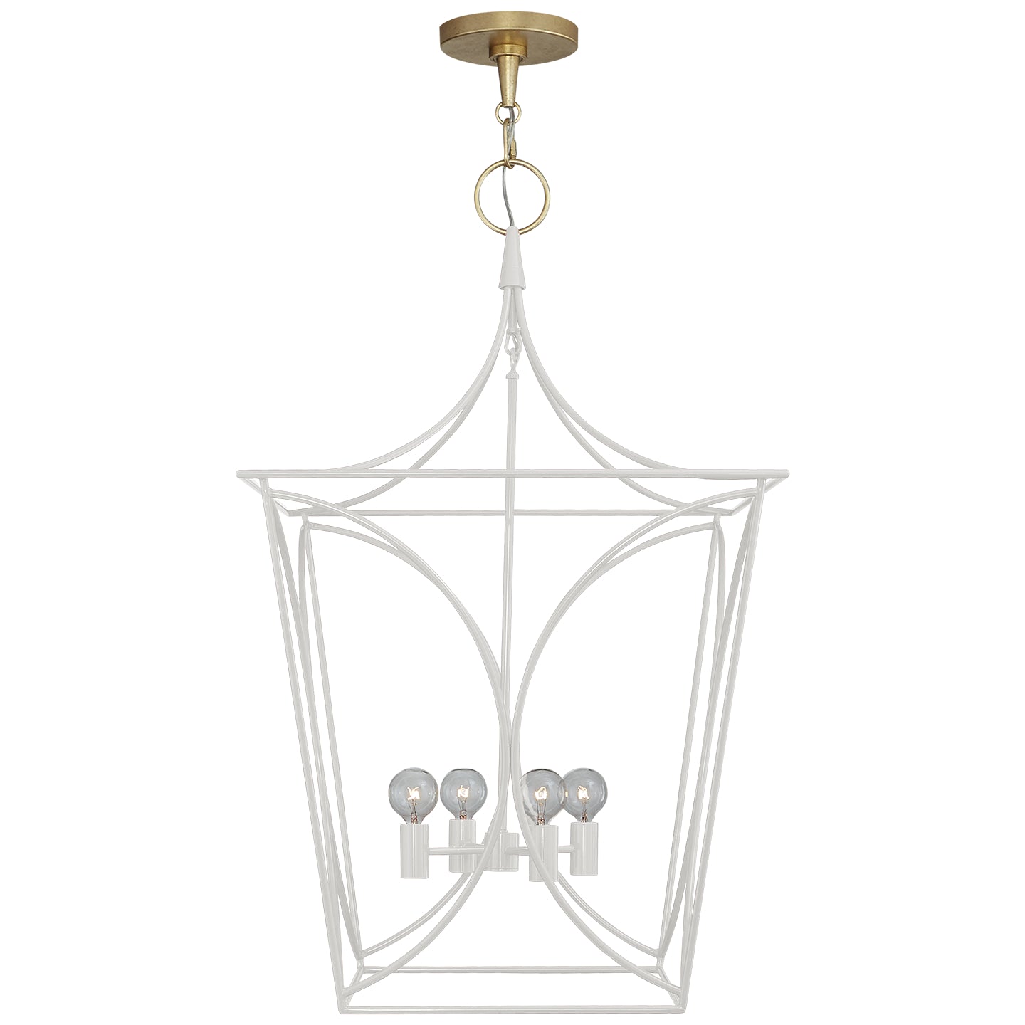Visual Comfort Signature Canada - KS 5145LC/G - Four Light Lantern - Cavanagh - Light Cream