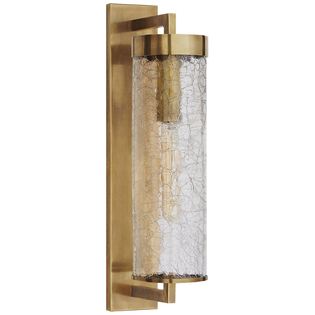 Visual Comfort Signature Canada - KW 2123AB-CRG - One Light Bracketed Wall Sconce - Liaison - Antique-Burnished Brass