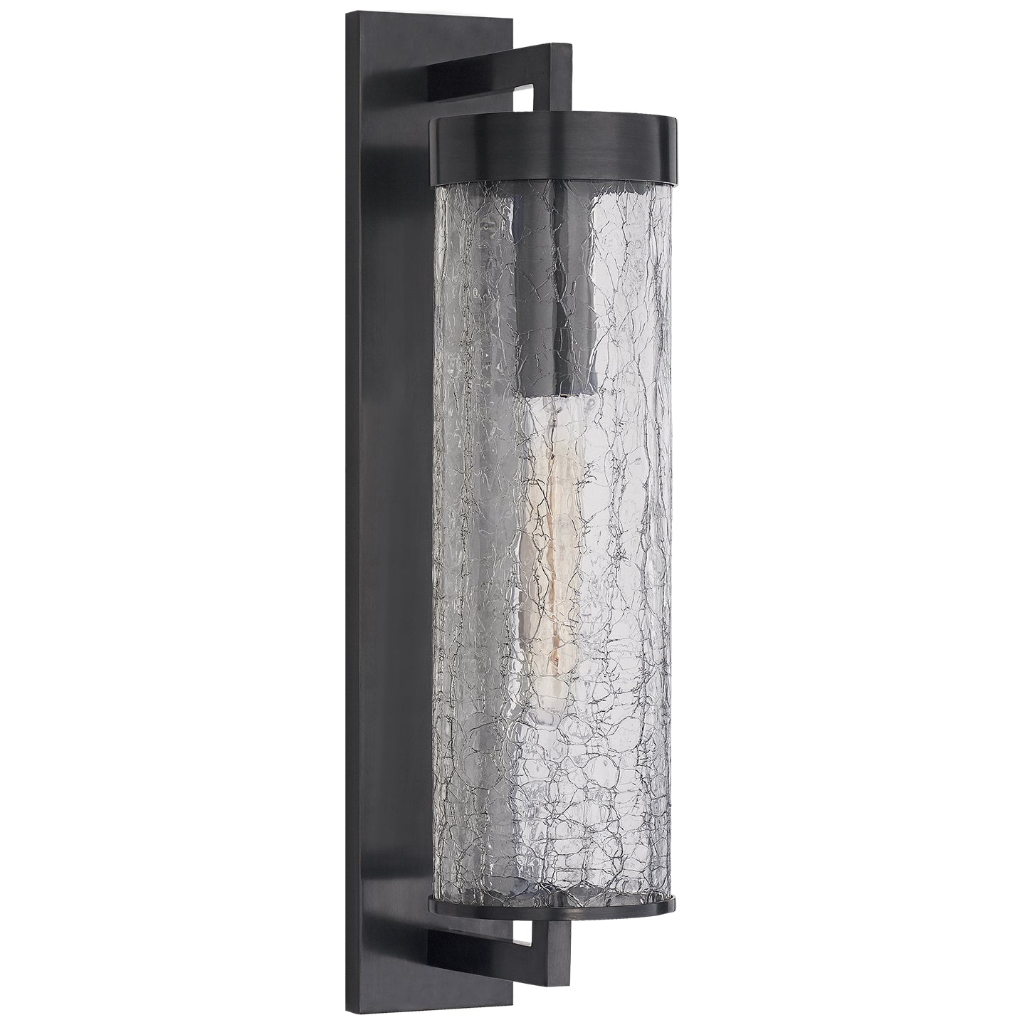 Visual Comfort Signature Canada - KW 2123BZ-CRG - One Light Bracketed Wall Sconce - Liaison - Bronze