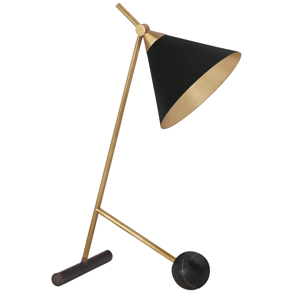 Visual Comfort Signature Canada - KW 3410BZ/AB-BLK - One Light Table Lamp - Cleo - Bronze with Antique-Burnished Brass