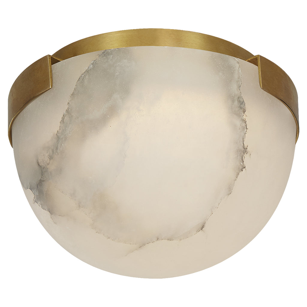Visual Comfort Signature Canada - KW 4011AB-ALB - LED Flush Mount - Melange - Antique-Burnished Brass