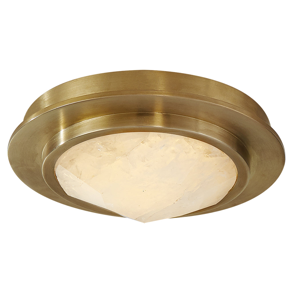 Visual Comfort Signature Canada - KW 4093AB/Q - LED Flush Mount - Halcyon - Antique-Burnished Brass