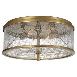 Visual Comfort Signature Canada - KW 4202AB-CRG - Two Light Flush Mount - Liaison - Antique-Burnished Brass