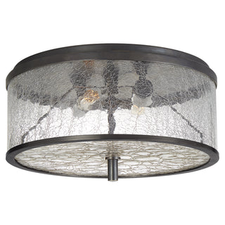 Visual Comfort Signature Canada - KW 4202BZ-CRG - Two Light Flush Mount - Liaison - Bronze