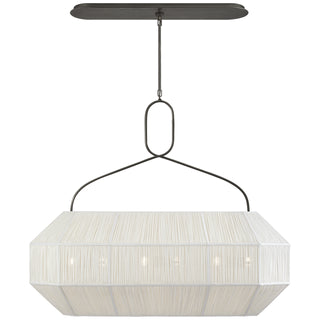 Forza Six Light Linear Chandelier