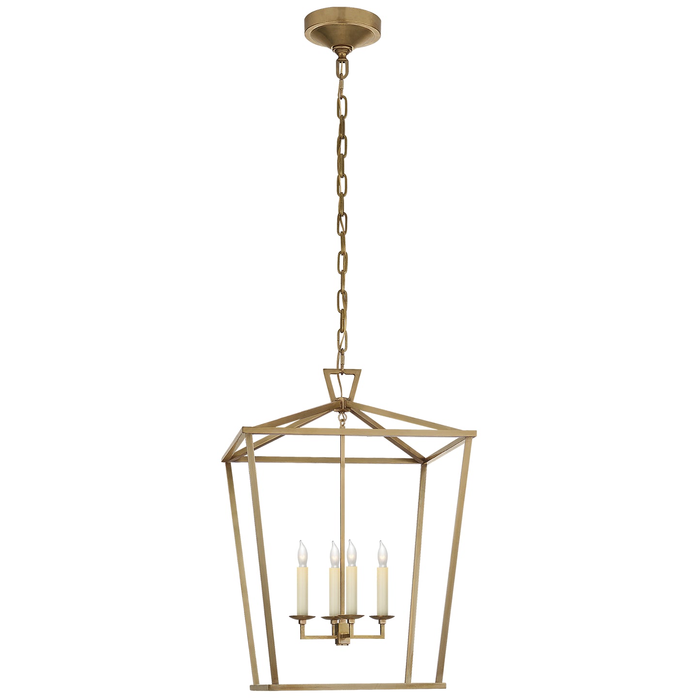 Visual Comfort Signature Canada - CHC 2165AB - Four Light Lantern - Darlana - Antique-Burnished Brass