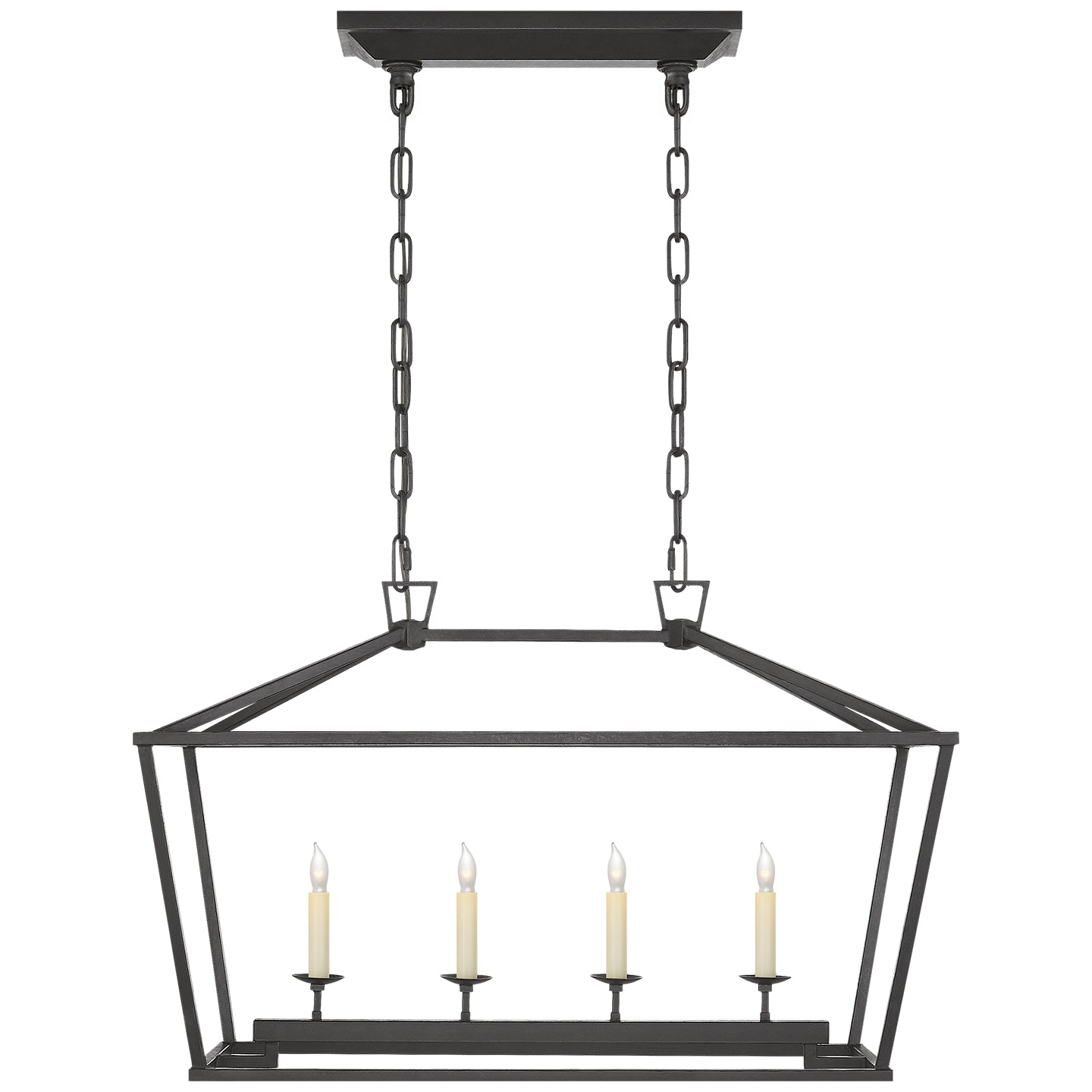 Visual Comfort Signature Canada - CHC 2168AI - Four Light Lantern - Darlana - Aged Iron