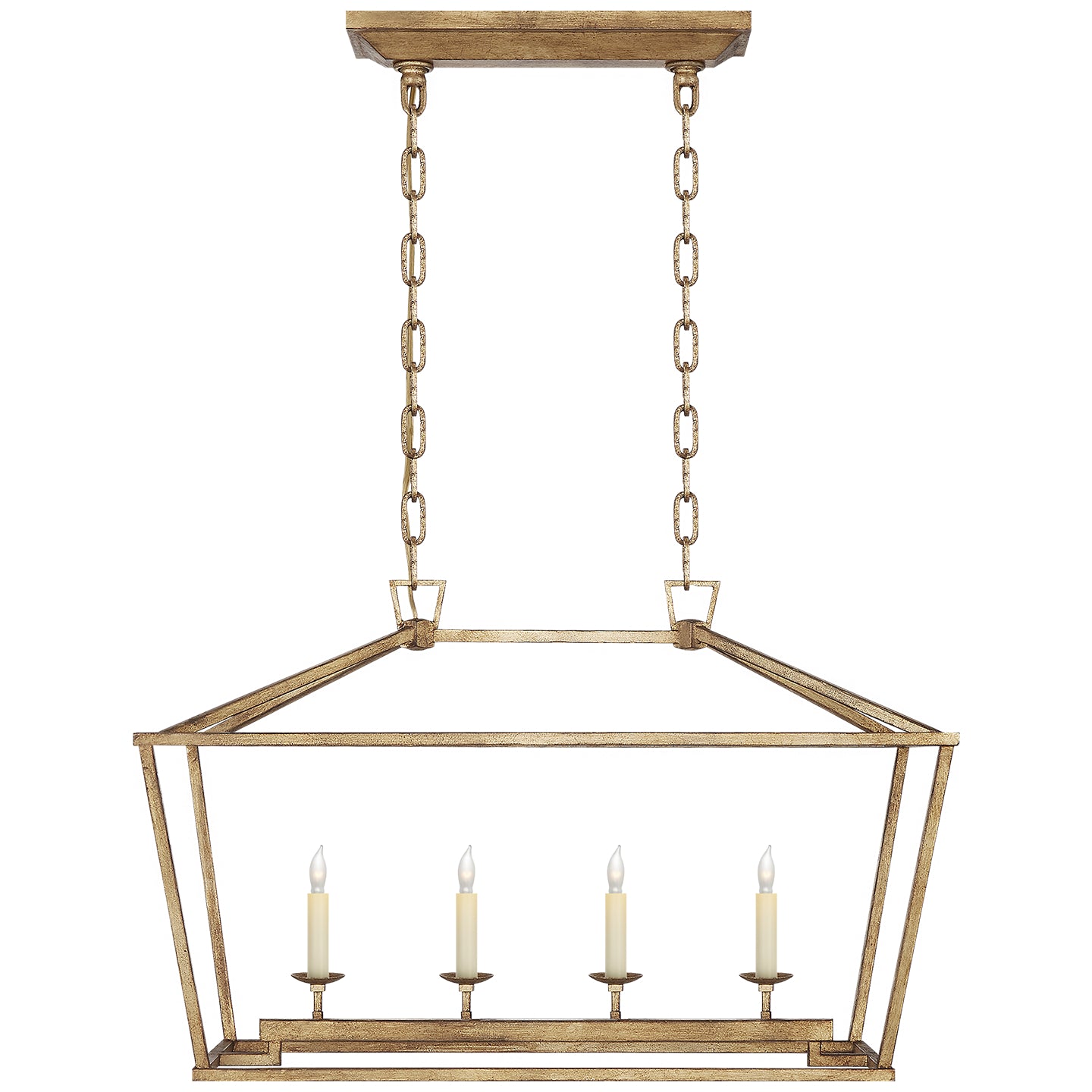 Visual Comfort Signature Canada - CHC 2168GI - Four Light Lantern - Darlana - Gilded Iron