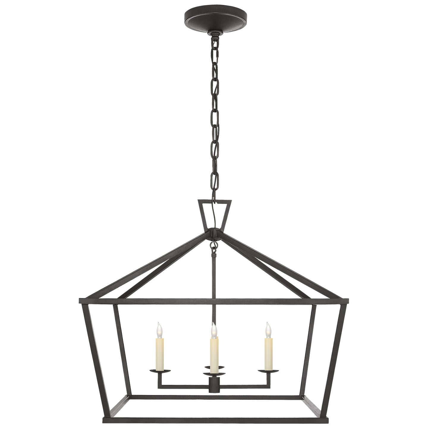 Visual Comfort Signature Canada - CHC 2187AI - Four Light Lantern - Darlana - Aged Iron
