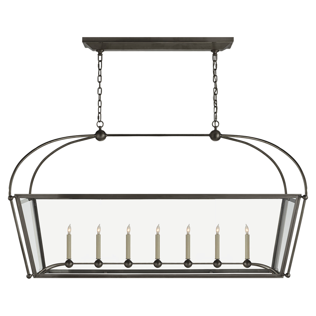 Visual Comfort Signature Canada - CHC 5438BZ-CG - Seven Light Linear Pendant - Riverside - Bronze