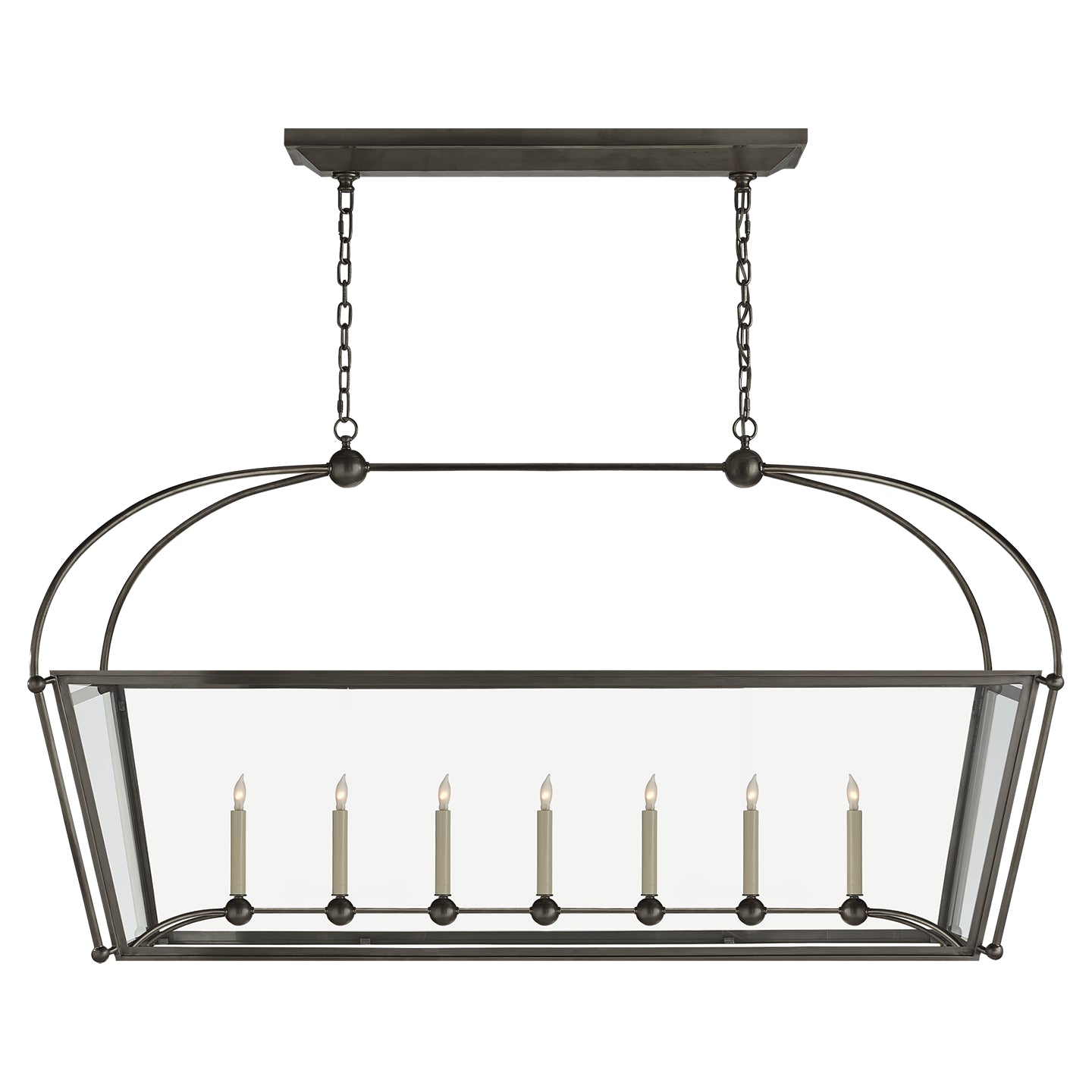 Visual Comfort Signature Canada - CHC 5438BZ-CG - Seven Light Linear Pendant - Riverside - Bronze