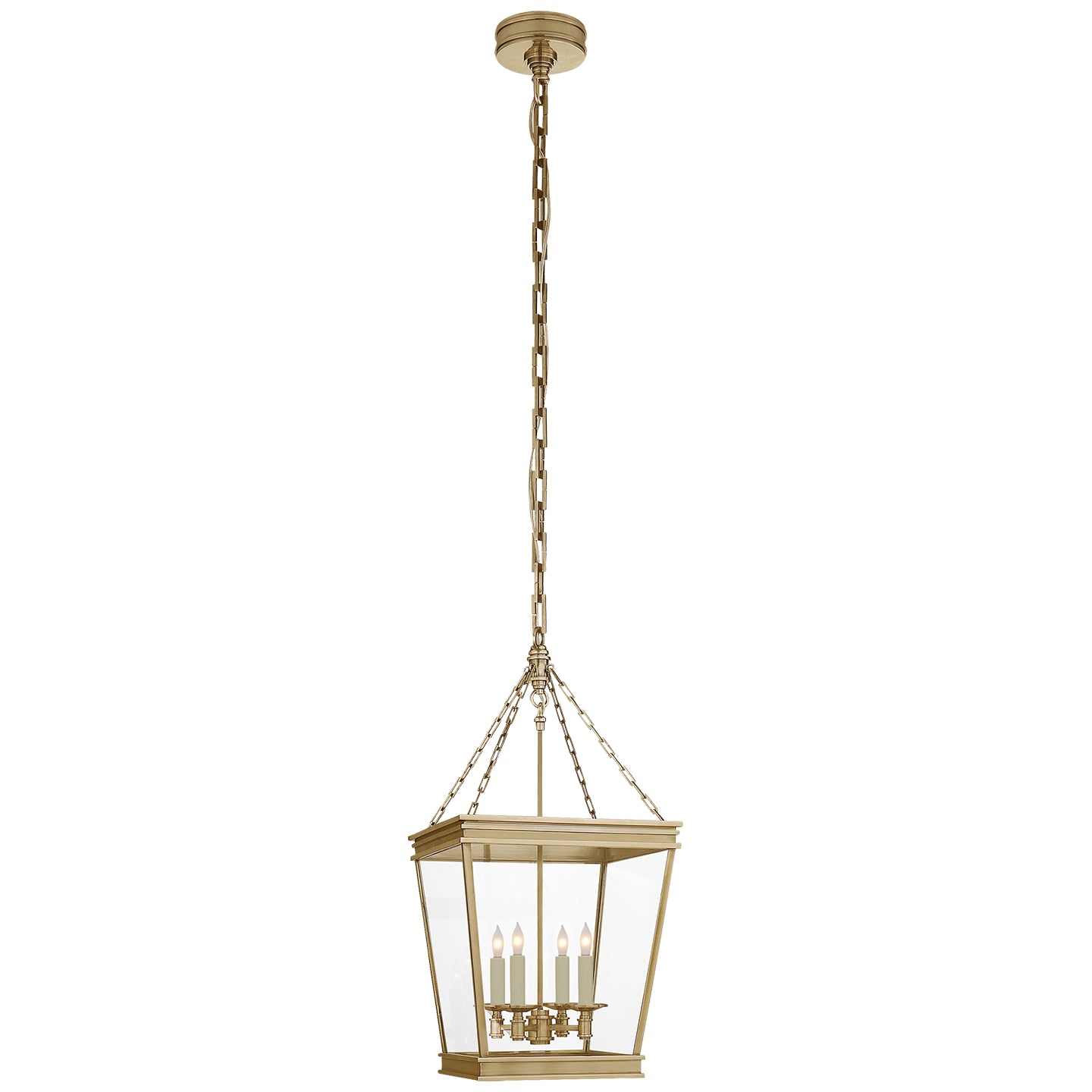 Visual Comfort Signature Canada - CHC 5610AB-CG - Four Light Lantern - Launceton - Antique-Burnished Brass