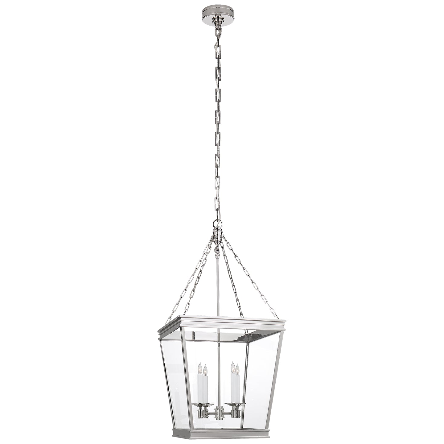 Visual Comfort Signature Canada - CHC 5611PN-CG - Four Light Lantern - Launceton - Polished Nickel