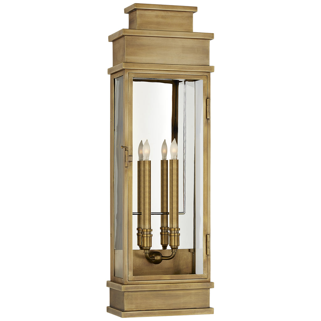 Visual Comfort Signature Canada - CHD 2911AB-CG - Two Light Wall Lantern - Linear Lantern - Antique-Burnished Brass