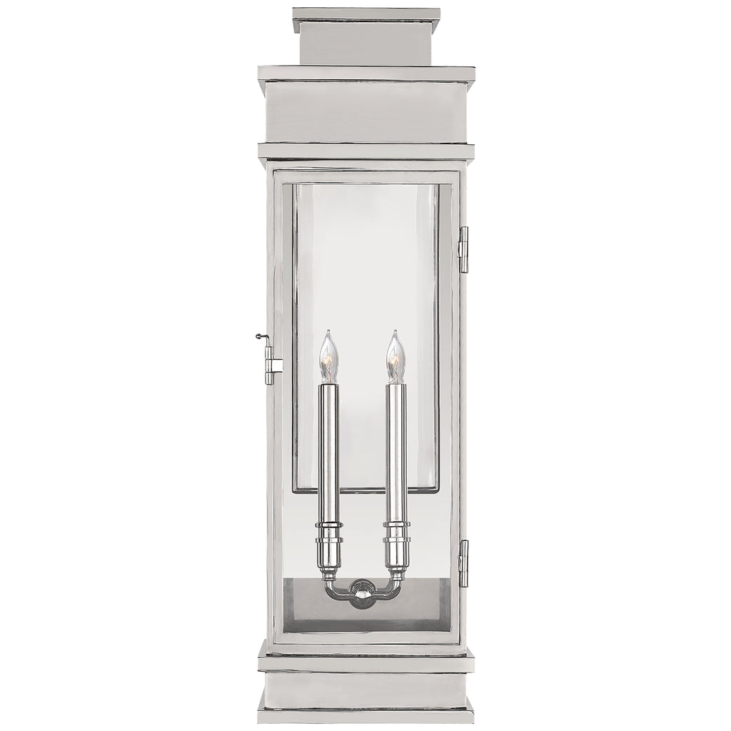 Visual Comfort Signature Canada - CHD 2911PN-CG - Two Light Wall Lantern - Linear Lantern - Polished Nickel