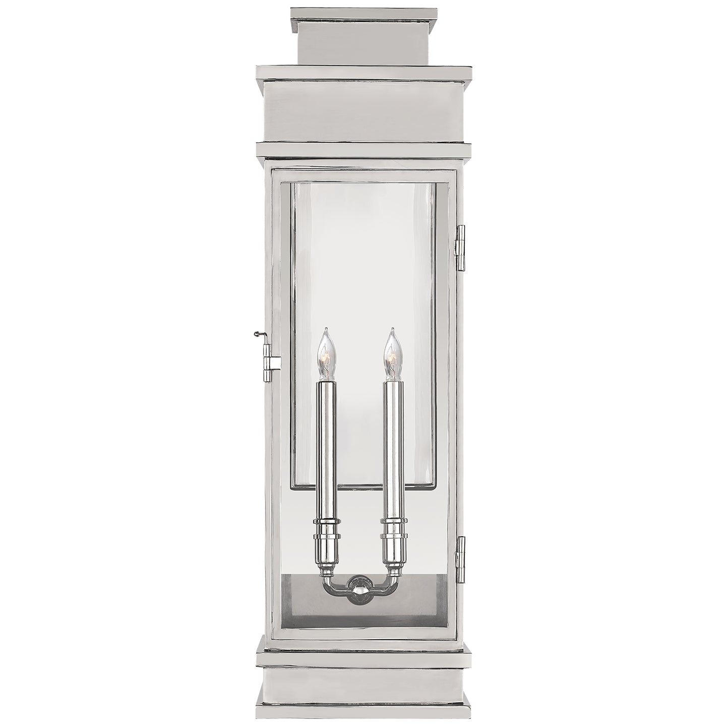 Visual Comfort Signature Canada - CHD 2911PN-CG - Two Light Wall Lantern - Linear Lantern - Polished Nickel