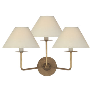 Visual Comfort Signature Canada - NW 2070GI-L - Three Light Wall Sconce - Kelley - Gilded Iron