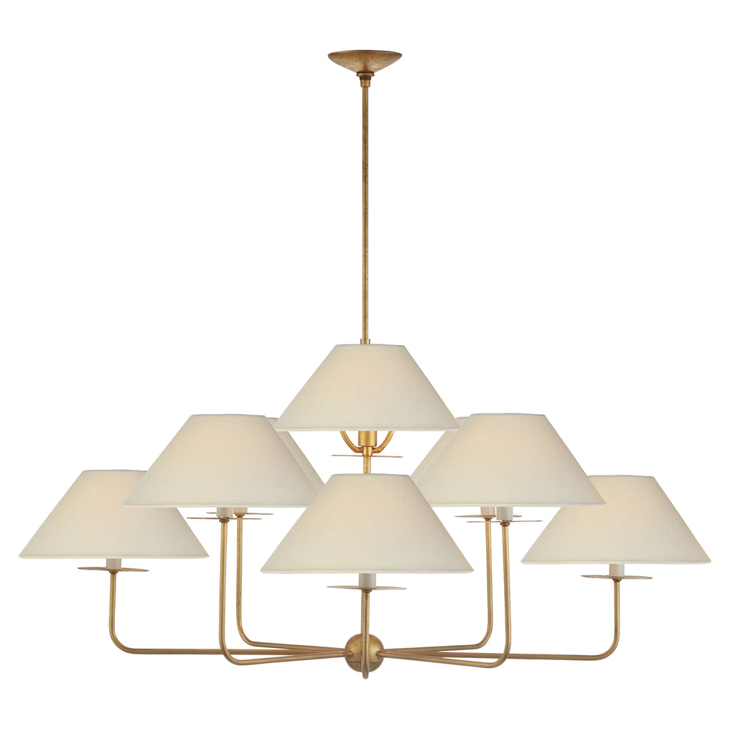 Visual Comfort Signature Canada - NW 5070GI-L - Nine Light Chandelier - Kelley - Gilded Iron