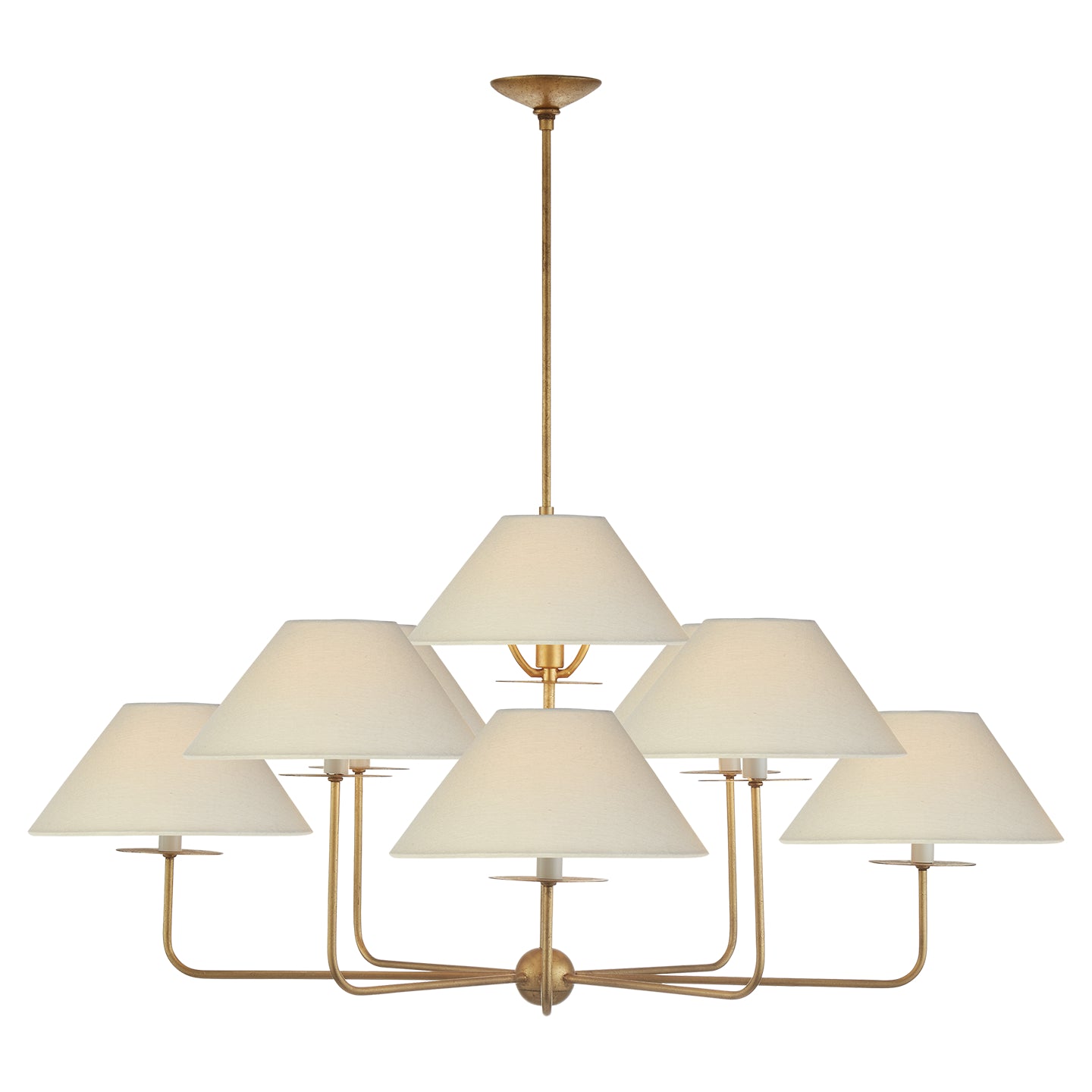 Visual Comfort Signature Canada - NW 5070GI-L - Nine Light Chandelier - Kelley - Gilded Iron